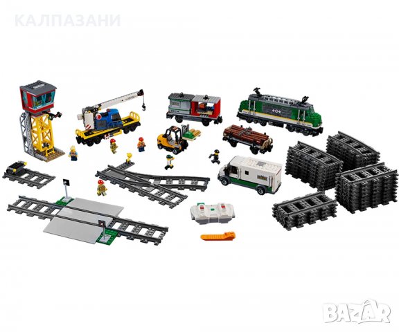 LEGO® City 60198 - Товарен влак, снимка 3 - Конструктори - 39402595