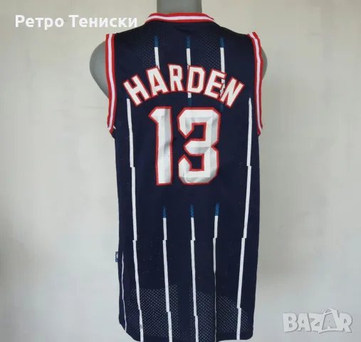 Тениска на Хюстън Рокетс • James Harden #13 • adidas • синьо • размер L • Мъже