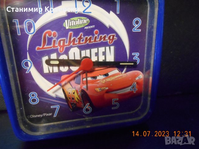 Disney-Pixar Cars - MCQueen alarm clock, снимка 3 - Други - 41635803