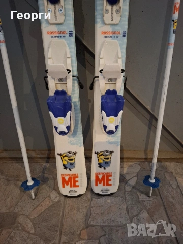 Комплект Rossignol-116см.+обувки Rossignol 22.5, снимка 4 - Зимни спортове - 53637307