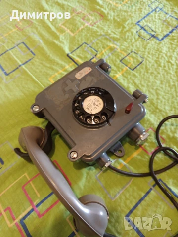 ВОЕНЕН ТЕЛЕФОН ОТ ПОДВОДНИЦА , снимка 4 - Антикварни и старинни предмети - 51191444