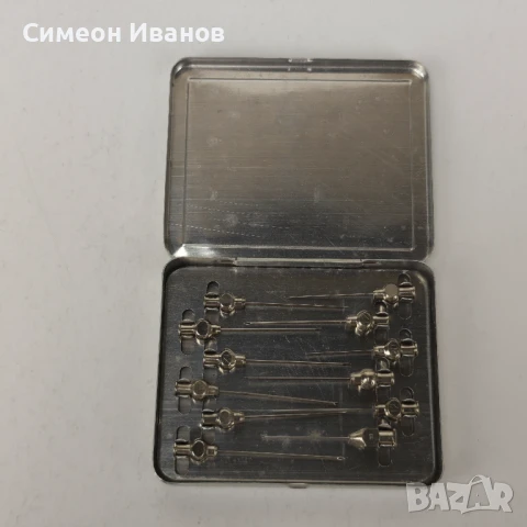 Стари игли за спринцовка Injekta Германия 12 броя #5963, снимка 2 - Други ценни предмети - 50473751