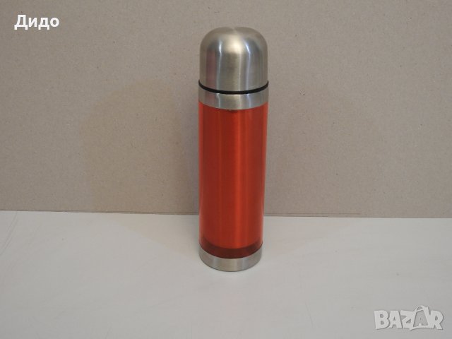 ISUZU рекламна метална термо бутилка термос, снимка 2 - Буркани, бутилки и капачки - 38954597