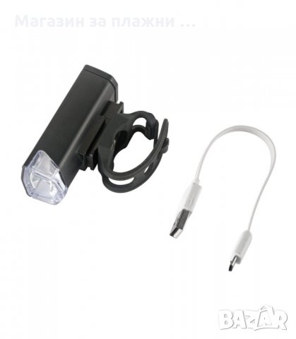 USB ФАР ЗА ВЕЛОСИПЕД С ТРИ РЕЖИМА НА РАБОТА - код 2140, снимка 6 - Аксесоари за велосипеди - 34224518