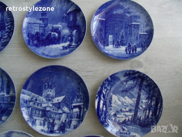 № 7061 стари порцеланови пана / чинии - Berlin   - лот 8 броя  , снимка 4 - Други ценни предмети - 41416057