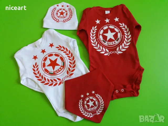 Боди на ЦСКА, снимка 3 - Бодита за бебе - 48656492