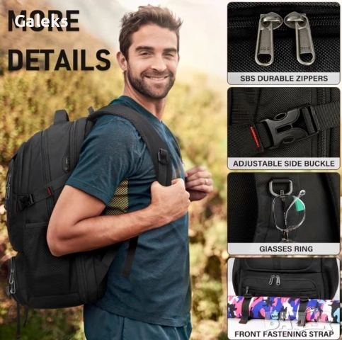 Мъжки големи професионални раници•Универсални, удобни и функционални!, снимка 14 - Раници - 53671692