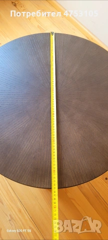 нова кръгла маса за кафе от масивно дърво, снимка 5 - Маси - 53734655