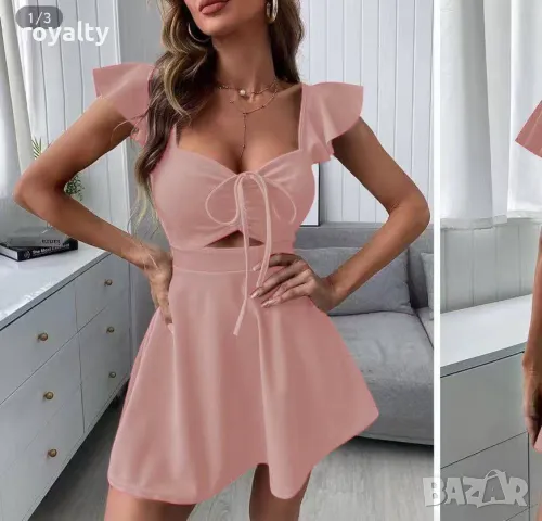 Дамски стилни рокли Различни цветове , снимка 4 - Рокли - 50413985