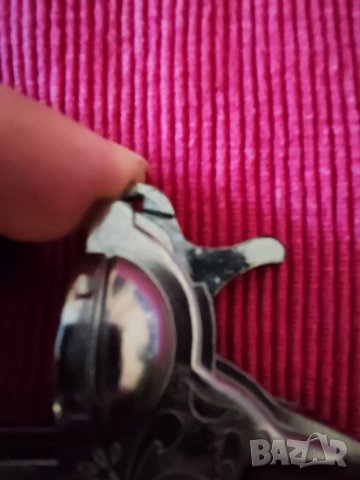 Стар метален пистолет с капси, Испания. , снимка 9 - Колекции - 35715491