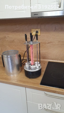 Вертикален грил за шишове от СССР , снимка 2 - Скари - 53377781