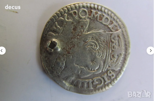 Полска сребърна монета Сигизмунд 1598 г, снимка 7 - Нумизматика и бонистика - 51464099