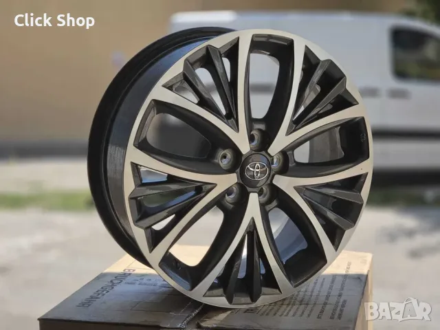 5x100 17 Оригинални джанти Toyota Yaris Avensis Тойота, снимка 3 - Гуми и джанти - 55805774