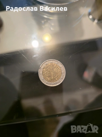 Лубилейна монета 2 евро от 2001 година , снимка 2 - Колекции - 53537419