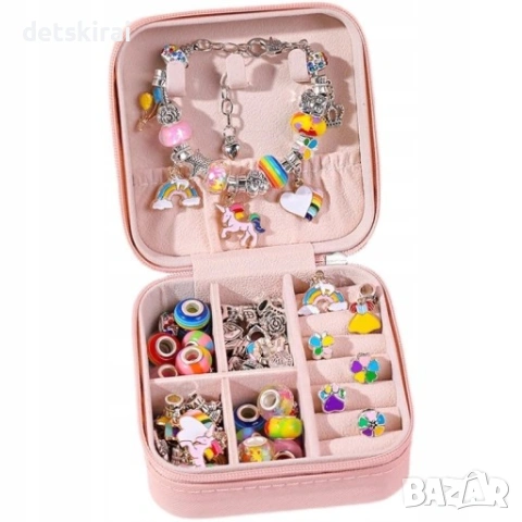 Детски комплект за бижута Принцеса - 68 части