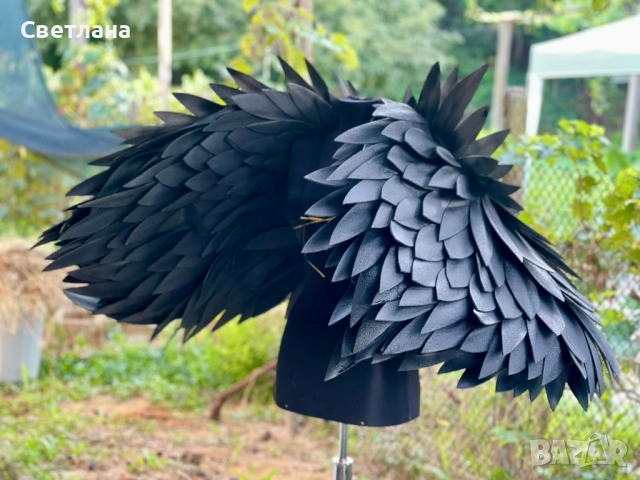 Черни крила за фотосесия , снимка 5 - Други - 51463173