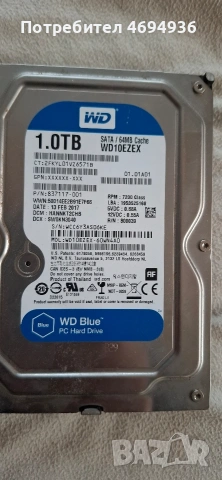 3.5.HDD western digital .1TB.