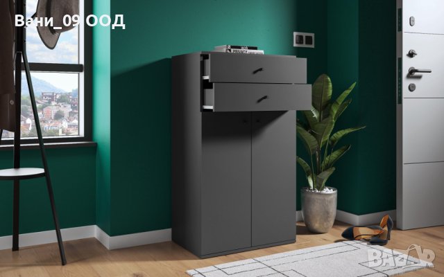 Голям шкаф за обувки в 2 цвята, снимка 2 - Шкафове - 42525188