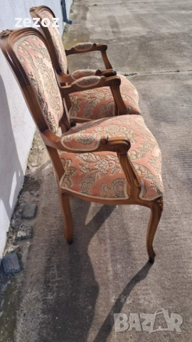 Кресла Трапезни масив орех, снимка 4 - Столове - 53680602