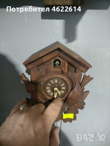 СТЕНЕН ЧАСОВНИК С КУКУВИЦА РАБОТЕЩ В ОТЛИЧНО СЪСТОЯНИЕ , снимка 2 - Стенни часовници - 53290743