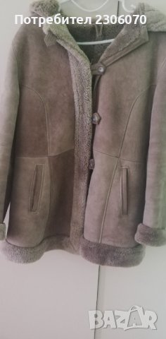 Късо дамско кожено палто, снимка 1