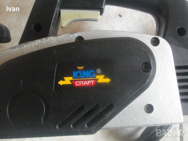 900W/82mm Нож/0-3мм Стружуване-Немско Голямо Електрическо Ренде-Хобел-Отлично-KING CRAFT EH900, снимка 2 - Други инструменти - 41191186