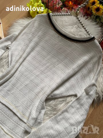 Тънък пуловер Бершка, снимка 2 - Блузи с дълъг ръкав и пуловери - 35983096