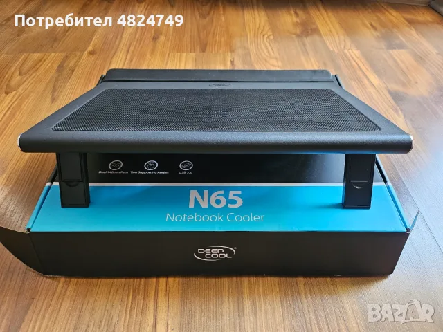 Поставка DeepCool N65, Охладителна, 17,3”, Notebook Cooler, снимка 5 - Лаптоп аксесоари - 56346243