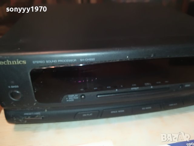 technics sh-ch550 stereo sound processor-made in japan-внос swiss 1705231054, снимка 6 - Ресийвъри, усилватели, смесителни пултове - 40730828