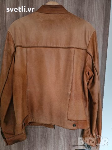 кожено яке, снимка 4 - Якета - 44479348