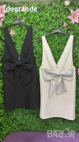 Дамска рокля с ефектна панделка , снимка 4 - Рокли - 51855775