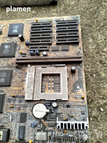 Стара дънна платка с хард диск, снимка 3 - Дънни платки - 48664058