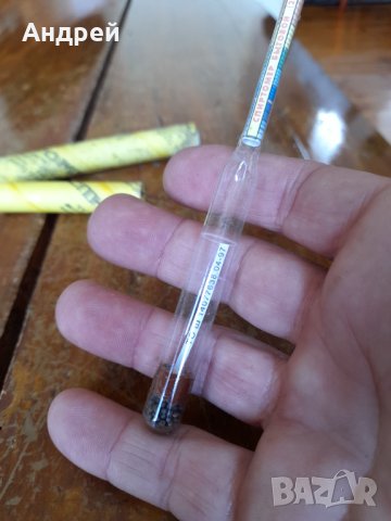 Стар спиртомер #14, снимка 3 - Други ценни предмети - 40874356