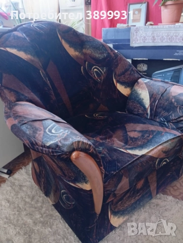 Фотьойл - Много здрав, плътен и удобен, снимка 2 - Дивани и мека мебел - 52800933