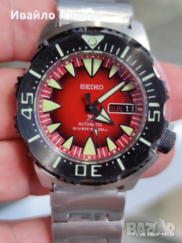 Нов часовник Seiko Monster 2nd gen. - mod, снимка 1 - Мъжки - 41099847