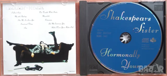 Shakespears Sister – Hormonally Yours (1992, CD), снимка 3 - CD дискове - 47670567