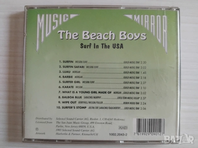 The Beach Boys - Surf in the USA - матричен диск музика, снимка 3 - CD дискове - 53509109