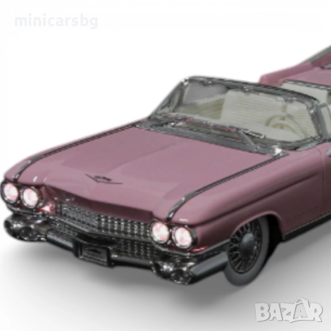 Метални коли ретро кабриолет Cadillac Eldorado - Big Rocket, снимка 8 - Колекции - 52931479
