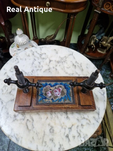 Стара рядка уникална антикварна английска преса за карти , снимка 8 - Антикварни и старинни предмети - 51315275