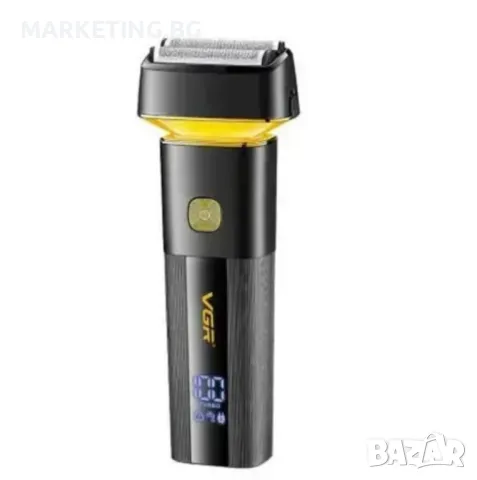 Безжична електрическа самобръсначка VGR V-355 с LED д-исплей, снимка 6 - Тримери - 50409104