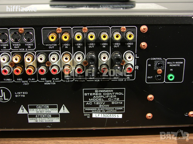  Pioneer c-72  Предусилвател, снимка 11 - Ресийвъри, усилватели, смесителни пултове - 44635372