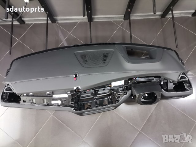 НОВО Арматурно Табло RHD BMW X5 G05 X7 G07 Lci Черна Кожа Кафяв Шев - A87, снимка 2 - Части - 41549243