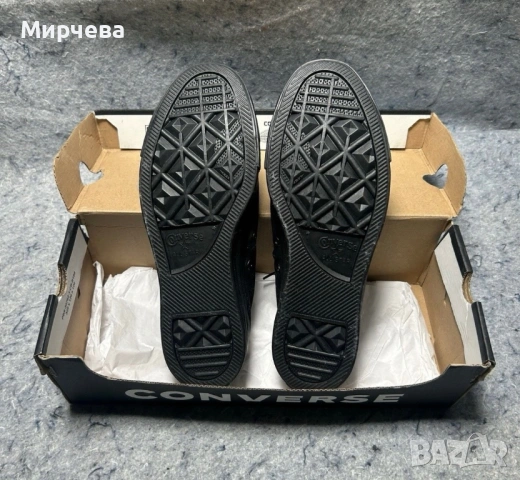 Converse Chuck Taylor All Star OX Black Monochrome конвърс оригинални черни , снимка 4 - Кецове - 53700115