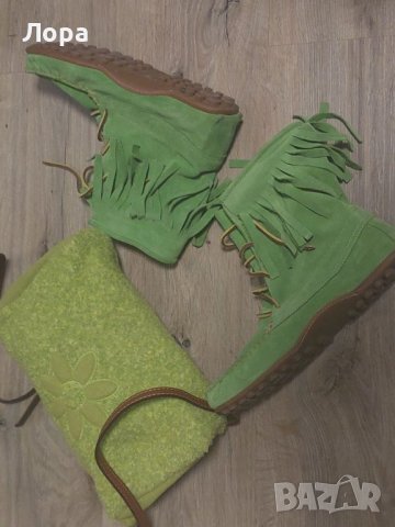 Дамски мокасини естествен велур , снимка 4 - Дамски ежедневни обувки - 40866021