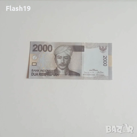 ⭐ Индонезия 2000 рупии 2009 г. AU ⭐