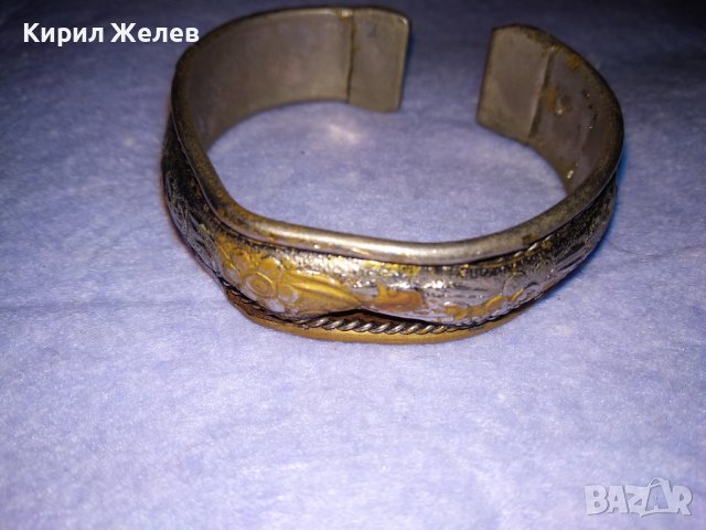 СТАРИННА ПОСРЕБРЕНА ТРАДИЦИОННО РЕТРО ОРНАМЕНТИРАНА РЕГУЛИРУЕМА ГРИВНА РЪЧНА ИЗРАБОТКА 10942, снимка 7 - Антикварни и старинни предмети - 41191931