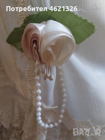 Винтидж колекционерска порцеланова кукла принцеса висока с кралска рокля, снимка 9 - Декорация за дома - 52044176