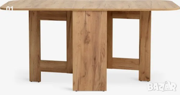 Нова сгъваема кухненска маса ALLING 80x100/163 цвят дъб София/Пловдив, снимка 2 - Маси - 50224164