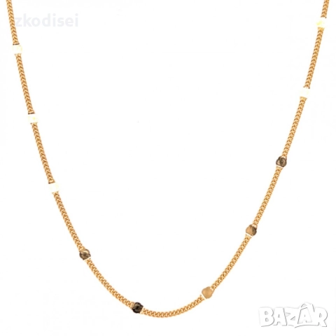 Златен синджир 3,34гр. 50,0см. 14кр. проба:585 модел:33737-4, снимка 2 - Колиета, медальони, синджири - 51533418