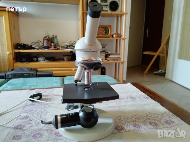 Стар полски микроскоп, снимка 14 - Антикварни и старинни предмети - 41081952